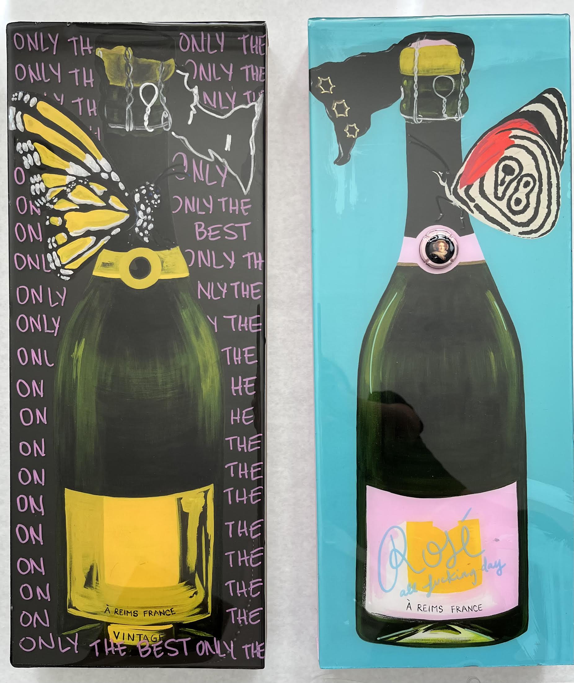 Butterfly Bottle Prints