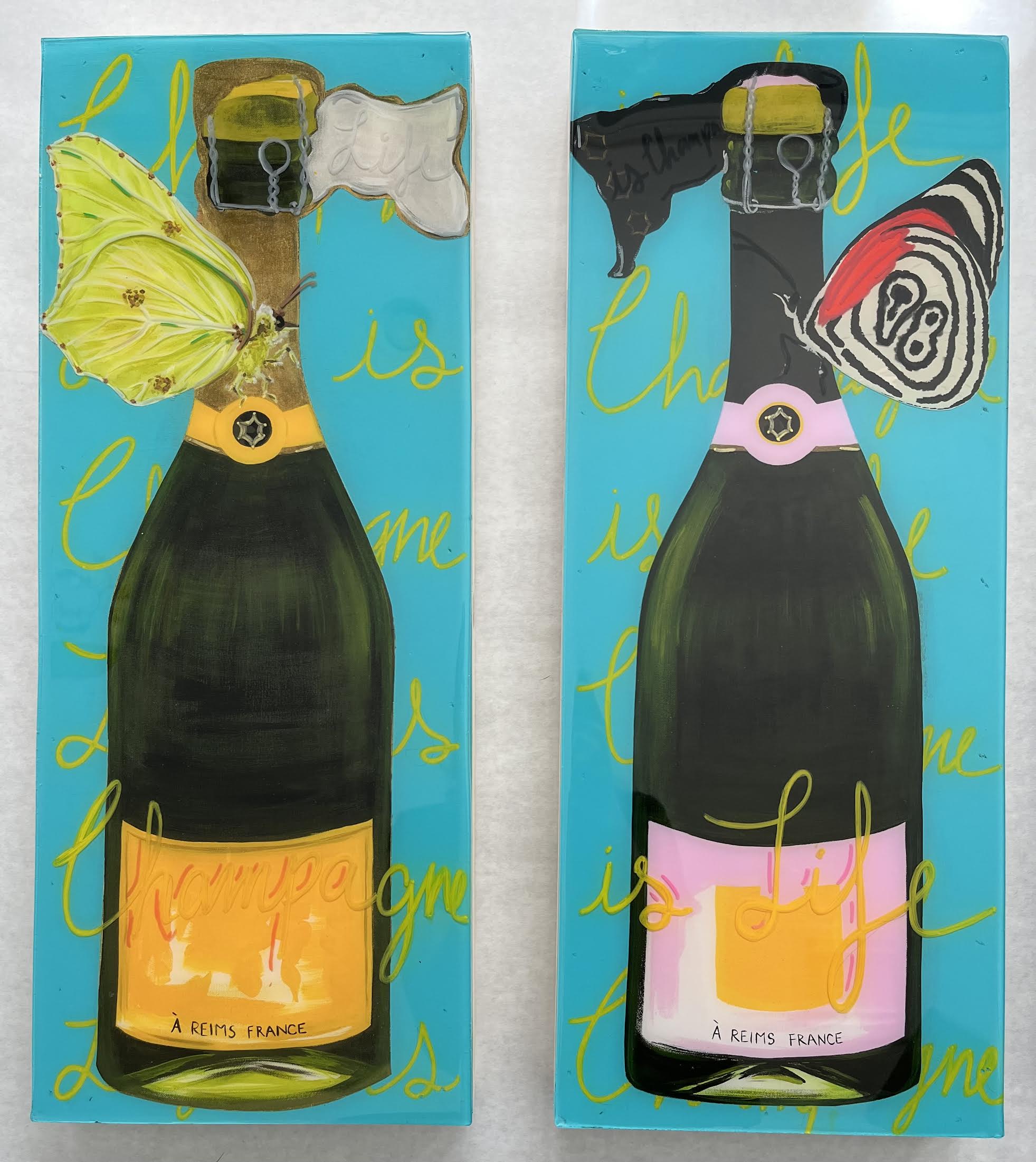 Butterfly Bottle Prints